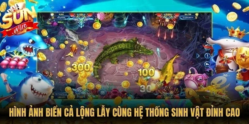 Hình ảnh biển cả lộng lẫy cùng hệ thống sinh vật đỉnh cao