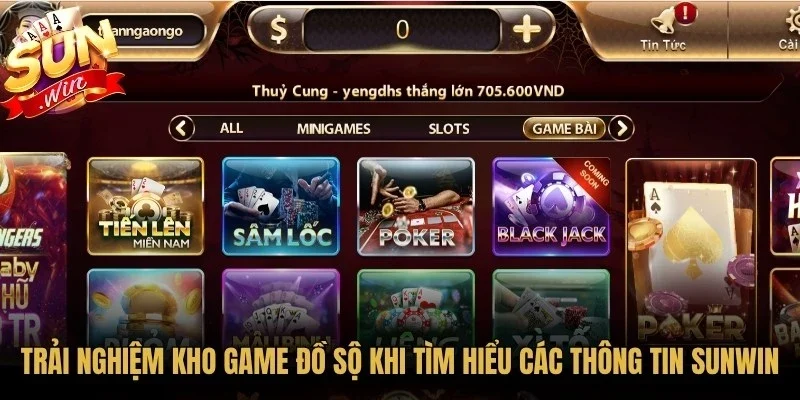 Giới Thiệu Sunwin – Đế Chế Giải Trí Trực Tuyến Đẳng Cấp 3 Sunwin Trải nghiệm kho game đồ sộ khi tìm hiểu các thông tin Sunwin