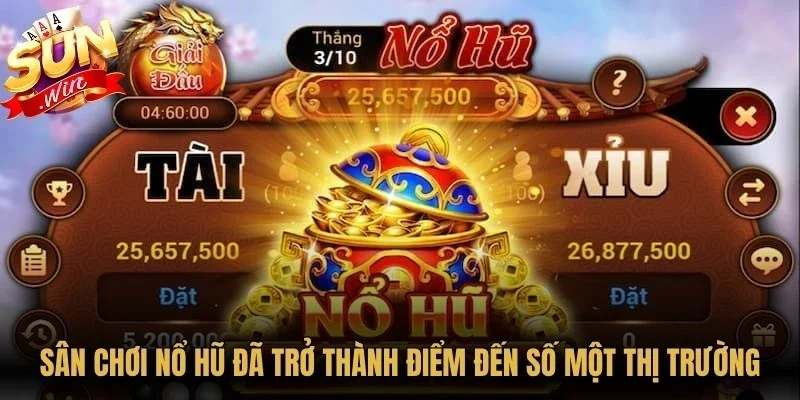 Sân chơi nổ hũ đã trở thành điểm đến số một thị trường